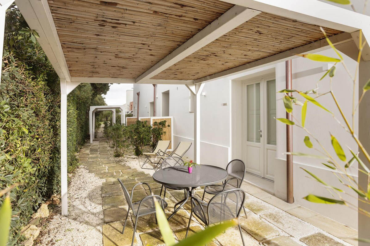 Junior suites dotées d’un jardin avec gazebo